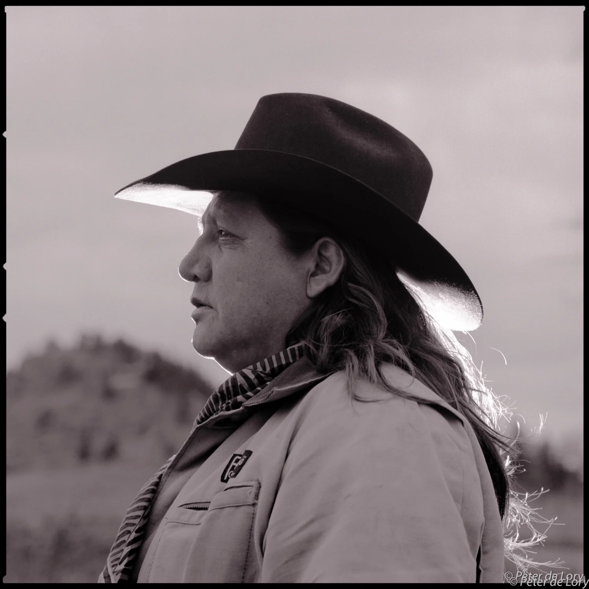 Henry Real Bird — O-W Ranch, Crow Nation, Montana, by Peter de Lory
