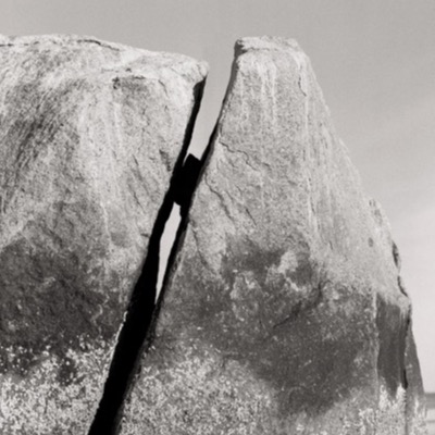 Photograph by Peter de Lory from The Rock, shown with the 2000 collection
